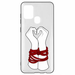 Чехол для Samsung A21s Tied Hands - PrintSalon