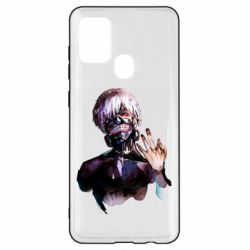 Чехол для Samsung A21s Tokio Ghoul Kaneki - PrintSalon