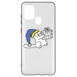 Чехол для Samsung A21s Украинский кот саймона с подарком - PrintSalon