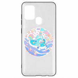 Чехол для Samsung A21s Ultra cute shark - PrintSalon