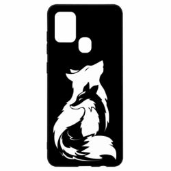 Чехол для Samsung A21s Wolf And Fox