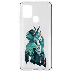Чехол для Samsung A21s Xiao silhouette - PrintSalon