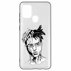 Чехол для Samsung A21s XXXTentacion Monochrome Art - PrintSalon