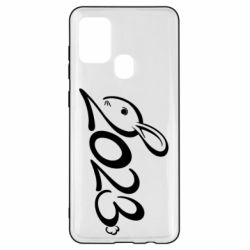 Чехол для Samsung A21s Заяц 2023 - PrintSalon