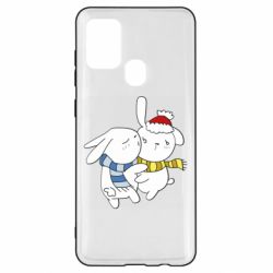 Чехол для Samsung A21s Зайцы - PrintSalon