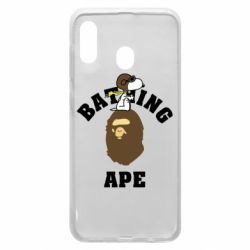 Чехол для Samsung A30 A bathing ape peanuts - PrintSalon