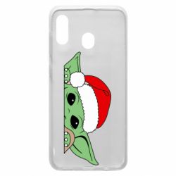 Чохол для Samsung A30 Baby Yoda Santa - PrintSalon