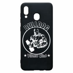 Чехол для Samsung A30 Bulldog Fitness Club - PrintSalon