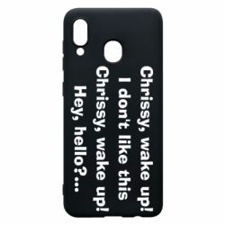 Чехол для Samsung A30 Chrissy, wake up - PrintSalon