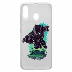 Чехол для Samsung A30 Cute Black panther - PrintSalon