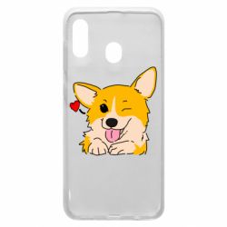 Чехол для Samsung A30 Cute Corgi Puppy - PrintSalon