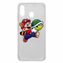Чехол для Samsung A30 Cute Mario with turtle - PrintSalon