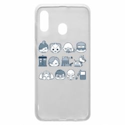 Чехол для Samsung A30 Doctor who icons - PrintSalon