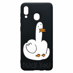 Чехол для Samsung A30 Duck you - PrintSalon