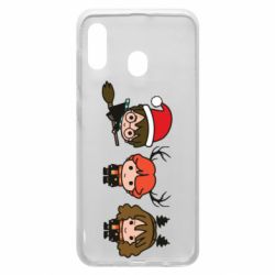 Чохол для Samsung A30 Гаррі Поттер та друзі новорічні - PrintSalon