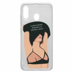 Чехол для Samsung A30 Gentleman Is Simply A Patient Wolf - PrintSalon