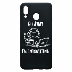 Чехол для Samsung A30 Go away i'm introverting - PrintSalon