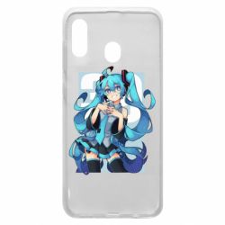 Чехол для Samsung A30 Hatsune Miku art - PrintSalon