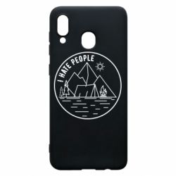 Чехол для Samsung A30 I hate people - camper - PrintSalon