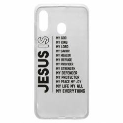 Чехол для Samsung A30 Jesus is - PrintSalon