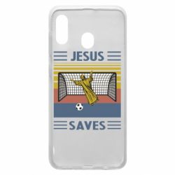 Чехол для Samsung A30 Jesus will save - PrintSalon