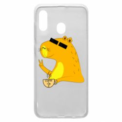 Чехол для Samsung A30 Капибара Программист - PrintSalon