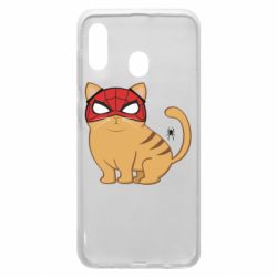 Чехол для Samsung A30 Кот паук - PrintSalon