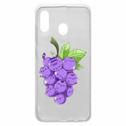Чехол для Samsung A30 Кот-виноград - PrintSalon