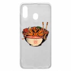 Чехол для Samsung A30 Kurama in ramen - PrintSalon