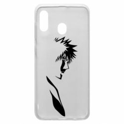Чехол для Samsung A30 Kurosaki Ichigo-PrintSalon Чехол для Samsung A30 Kurosaki Ichigo
