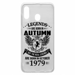 Чехол для Samsung A30 Легенды рождаются. Ваш месяц год рождения (англ.)