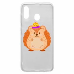Чехол для Samsung A30 Little hedgehog in a hat - PrintSalon