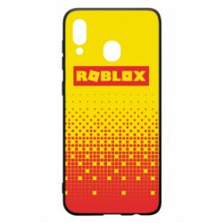 Чехол для Samsung A30 Logo and squares - PrintSalon