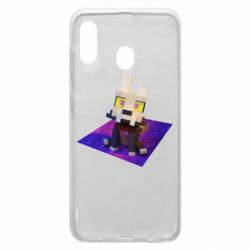 Чехол для Samsung A30 Minecraft King - PrintSalon
