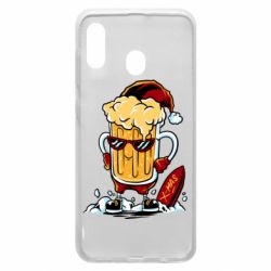 Чехол для Samsung A30 New Year's beer - PrintSalon