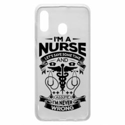 Чехол для Samsung A30 Nurse I'm Never Wrong - PrintSalon