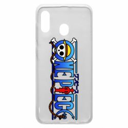 Чехол для Samsung A30 One Piece Logo Skull - PrintSalon