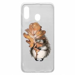 Чехол для Samsung A30 Осенний ежик - PrintSalon