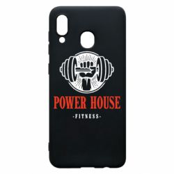 Чехол для Samsung A30 Powerhouse fitness - PrintSalon