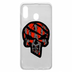 Чохол для Samsung A30 Punisher Coat of arms of Ukraine - PrintSalon