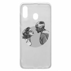 Чехол для Samsung A30 Retro Wanda and Vision - PrintSalon