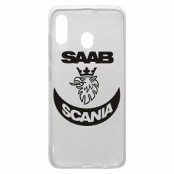 Чехол для Samsung A30 Scania SAAB logo - PrintSalon