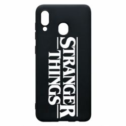 Чехол для Samsung A30 Stragner Things Logo - PrintSalon