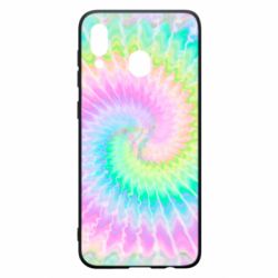 Чохол для Samsung A30 Tie dye spiral - PrintSalon