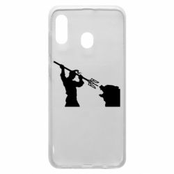 Чехол для Samsung A30 Тризубом по морде - PrintSalon