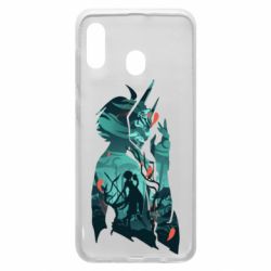 Чехол для Samsung A30 Xiao silhouette - PrintSalon