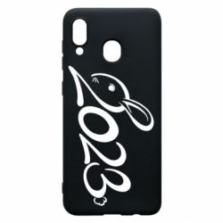 Чехол для Samsung A30 Заяц 2023 - PrintSalon