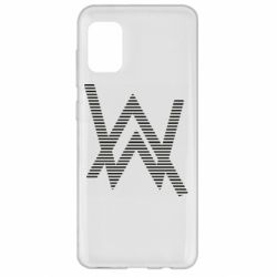 Чехол для Samsung A31 Alan Walker logo stripes - PrintSalon