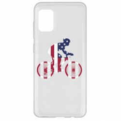 Чехол для Samsung A31 American cyclist - PrintSalon
