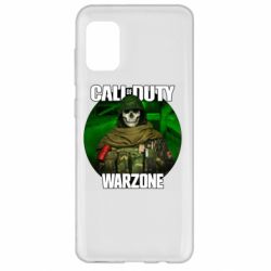 Чехол для Samsung A31 Call of duty Warzone ghost green background - PrintSalon